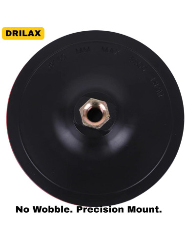 Almohadilla de Respaldo Drilax 15.24 cm con Gancho y Bucle