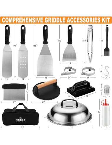 Kit de Accesorios para Plancha 27 Piezas N Noble Family
