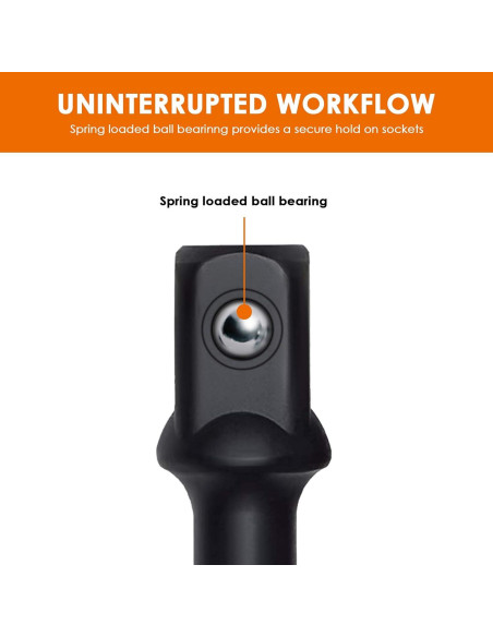 Juego de Adaptadores de Enchufe THINKWORK 9 Piezas 1/4" 3/8" 1/2"