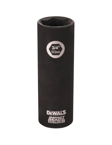 Socket Profundo 3/4" Dewalt DW22902 para Impacto 1/2"