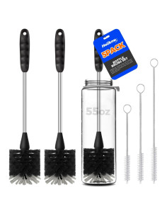 Set de Limpiadores de Botellas Holikme 5 Piezas Acero Inoxidable