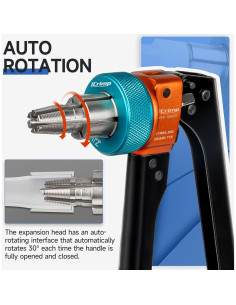 Kit de Herramientas Manuales IWISS F1960D para Expansión PEX 2