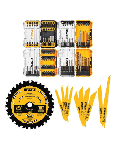 Conjunto Maestro DEWALT DWA123AMQ4 116 Piezas Accesorios