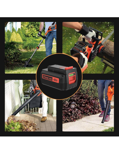 Batería de Reemplazo 3600mAh Black and Decker 40V Amarillo