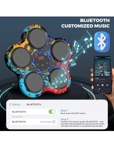 Máquina de Boxeo Musical Markton con Guantes y Bluetooth 2