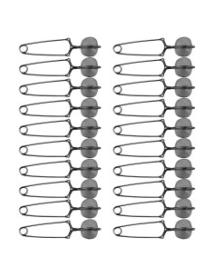 Infusores de Té de Acero Inoxidable Yinder - 20 Pcs Negro