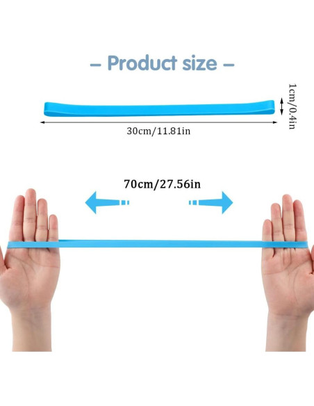 10 Bandas de Toalla de Playa Prudiut 30 cm Silicona Estirables