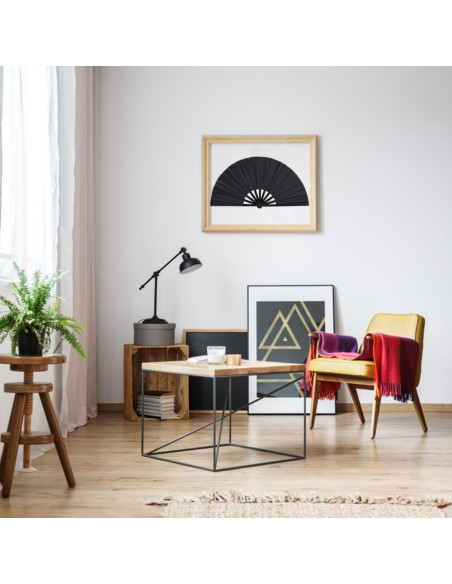 Paquete de 2 Ventiladores Plegables Tkocisa Negro 34x63.5cm