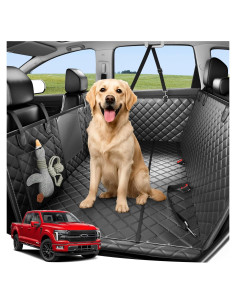 Cubierta de Asiento para Perro Zanch XL Negra Impermeable