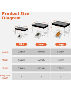 Plataforma de Sol para Tortugas AZV Mini 14x19.8cm Acuario 2
