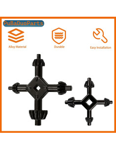 Juego de Llaves de Mandril 4-en-1 JuYangDa, 8 Tamaños 2