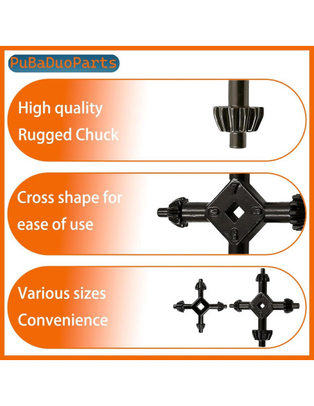 Juego de Llaves de Mandril 4-en-1 JuYangDa, 8 Tamaños