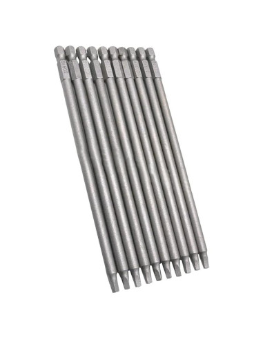 10 Puntas de Destornillador Cuadradas Magnéticas Eyech 150mm