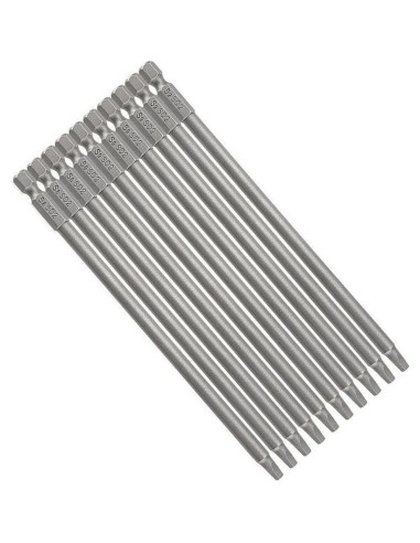 10 Puntas de Destornillador Cuadradas Magnéticas Eyech 150mm