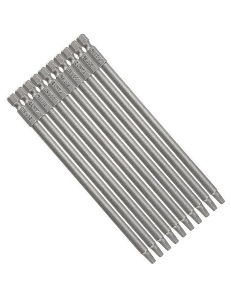 10 Puntas de Destornillador Cuadradas Magnéticas Eyech 150mm