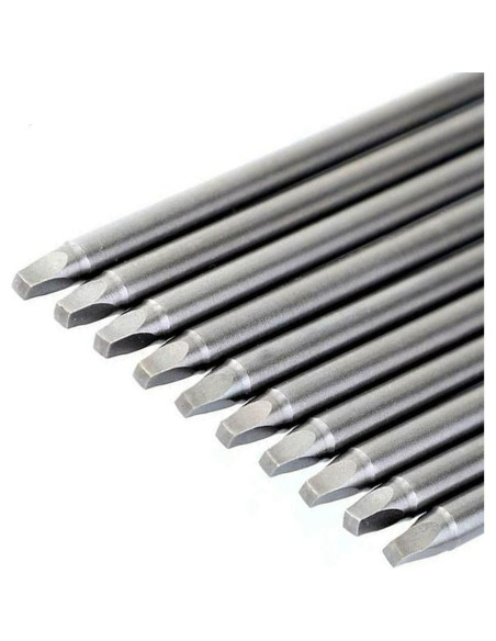 10 Puntas de Destornillador Cuadradas Magnéticas Eyech 150mm