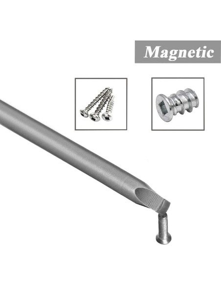 10 Puntas de Destornillador Cuadradas Magnéticas Eyech 150mm