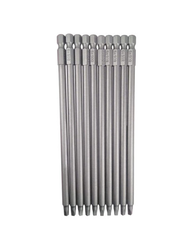 Juego de Puntas Cuadradas Wolfride 10 Piezas SQ2 150mm