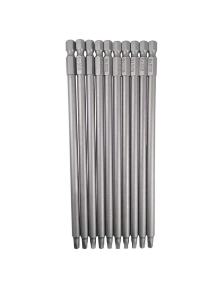 Juego de Puntas Cuadradas Wolfride 10 Piezas SQ2 150mm