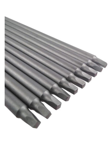 Juego de Puntas Cuadradas Wolfride 10 Piezas SQ2 150mm