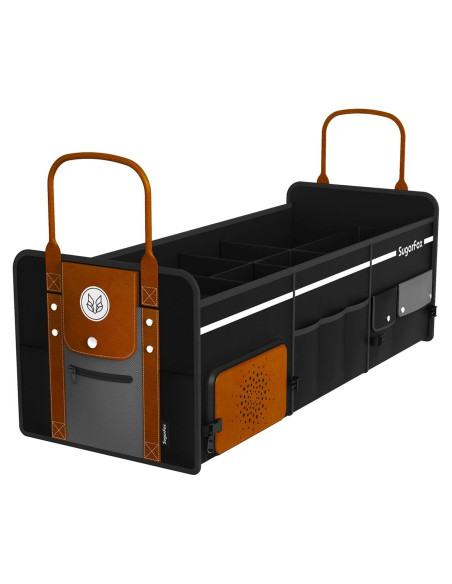 Organizador de Maletero Plegable SugarFox 95L con Compartimento para Zapatos