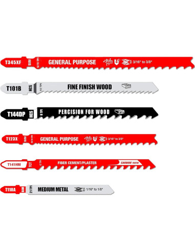 Juego de Hojas de Sierra de Calar FOXBC T-Shank - 21 Piezas
