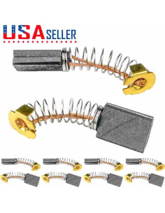 5 Pares de Cepillos de Carbono Bosch 3607014507 Lijadora 3" 2