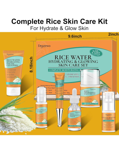 Set de Cuidado de la Piel DOYEEWO Hidratante y Antienvejecimiento