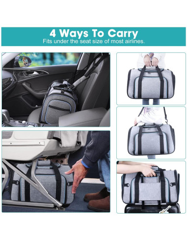 Transportín Expandible Siivton 4 Vías para Mascotas