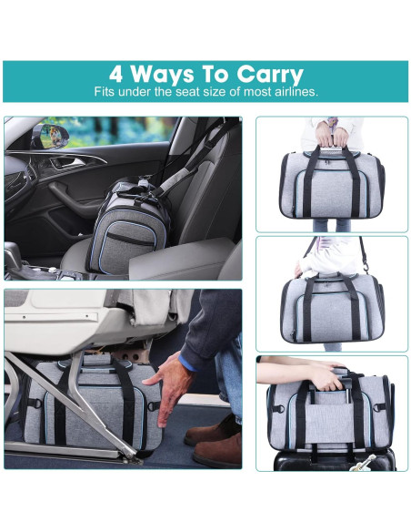 Transportín Expandible Siivton 4 Vías para Mascotas