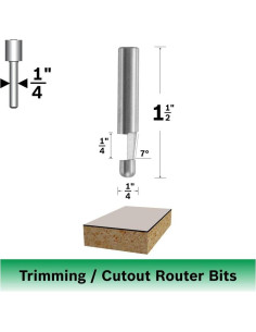 Bit de Bisel Bosch 85286 Carburo Sólido 19.05 cm 1 Canal 2