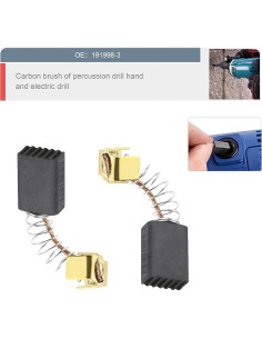5 Pares Escobillas de Carbono Crear Idea 5x8x11mm Repuesto 2
