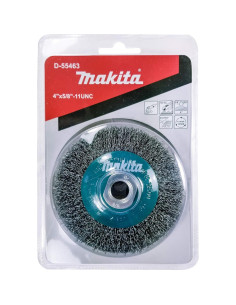 Cepillo de Rueda de Alambre Crimpado 4" Makita D-55463 2