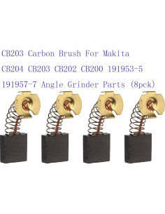 8 Cepillos de Carbono Makita CB203 CB204 CB202 191953-5 2