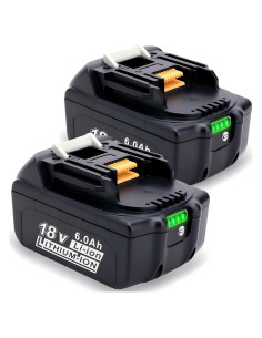 Batería de Reemplazo 6.0Ah 18V Kekepowtobat para Makita
