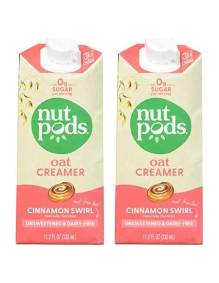 Crema de Avena NUTPODS Sabor Canela 663.6 ml (Paquete de 2) Crema de Avena NUTPODS Sabor Canela 663.6 ml (Paquete de 2)