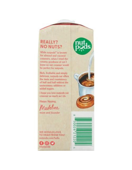 Crema de Avena NUTPODS Sabor Canela 663.6 ml (Paquete de 2) Crema de Avena NUTPODS Sabor Canela 663.6 ml (Paquete de 2)