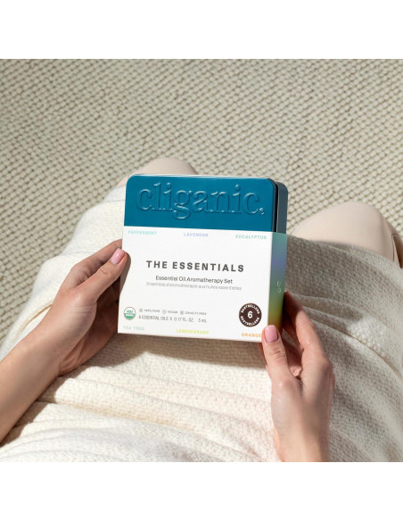 Set de Aceites Esenciales Orgánicos Cliganic - 6 Piezas 100% Puro