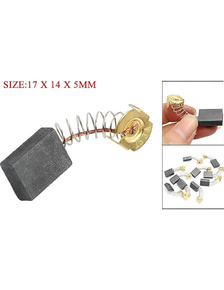 Juego de 4 Cepillos de Carbón LonESA CB204 para Makita