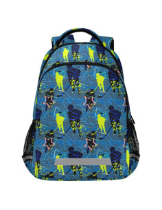 Mochila Escolar Caikeny Azul para Niños 30L 42.4x17.3cm