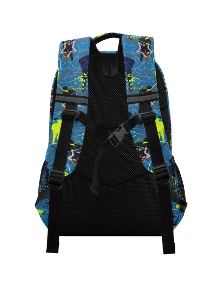 Mochila Escolar Caikeny Azul para Niños 30L 42.4x17.3cm