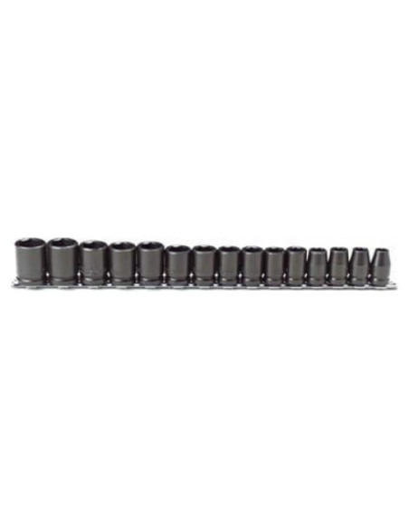 Juego de Enchufes de Impacto 1/2" (12.7 mm) 15 Piezas Proto