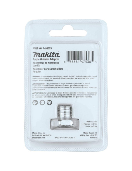 Adaptador de Esmerilado Makita A-98625 M10 x 1.50