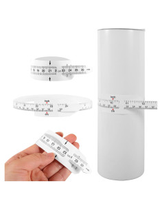 Cinta Métrica de Sublimación WSICSE 2 Pcs 60cm y 26cm