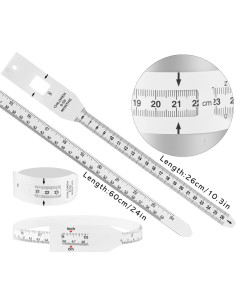 Cinta Métrica de Sublimación WSICSE 2 Pcs 60cm y 26cm 2
