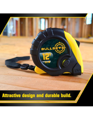 Cinta Métrica Retráctil Bullseye 3-Pack Amarillo 3m