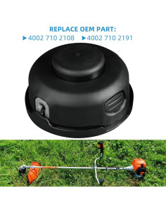 Cabezal de Recambio BYSOL 198386-5 para Recortadores M8x1.25LH 2