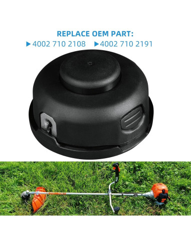 Cabezal de Recambio BYSOL 198386-5 para Recortadores M8x1.25LH