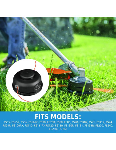 Cabezal de Recambio BYSOL 198386-5 para Recortadores M8x1.25LH