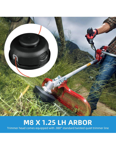 Cabezal de Recambio BYSOL 198386-5 para Recortadores M8x1.25LH